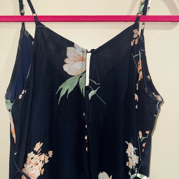 Lulus Navy Floral Maxi Dress - Picture 5 of 5